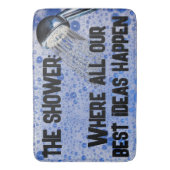 おもしろいシャワ10代のー私たちの最高のアイディアはすべて バスマット (正面縦)