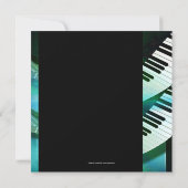 おもしろいシャンパンダンスニューイヤーイブ招待状 招待状 (裏面)