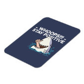 おもしろいシャーク前向きメンタルヘルス マグネット (左側)