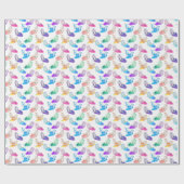 おもしろいシューDivaパターンのラッピング紙 ラッピングペーパー (フラット)