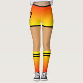 おもしろいショートソックス付きフェイクレギンス レギンス (正面)