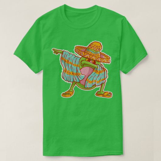 おもしろいシンコデマヨダビングアボカド2 Tシャツ (デザイン正面)