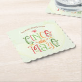 おもしろいシンコデマヨパーティー ペーパーコースター (アングル)