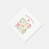 おもしろいシンコデマヨフィエスタ スタンダードカクテルナプキン (角)