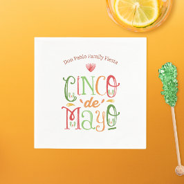 おもしろいシンコデマヨフィエスタ スタンダードカクテルナプキン