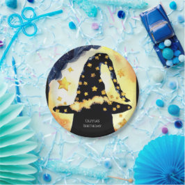 おもしろいシンプルウィザード誕生日 ペーパープレート