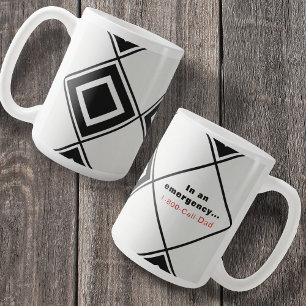 おもしろいシンプルパパマグカップ コーヒーマグカップ