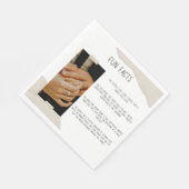 おもしろいシンプル事実結婚のナプキン スタンダードランチョンナプキン (角)