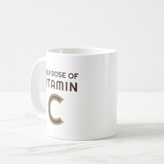 おもしろいシンプル引用文プリンインスパイアコーヒー コーヒーマグカップ (正面左)