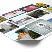 おもしろいシンボルや象徴 ポスター (角)