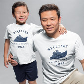 おもしろいシークルーズシップファミリー懇親会サマーバケーション Tシャツ