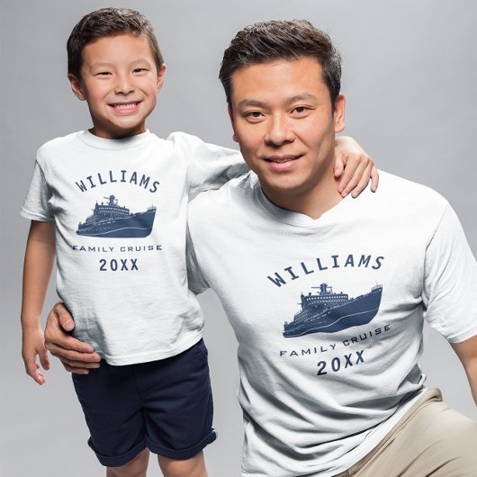 おもしろいシークルーズシップファミリー懇親会サマーバケーション Tシャツ