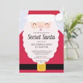 おもしろいシークレットサンタギフト交換パーティー 招待状 (スタンド正面)