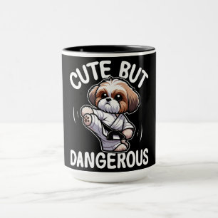 おもしろいシーズー(犬) マグカップ