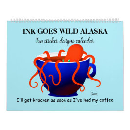 おもしろいシールデザイン – 大きなカレンダー カレンダー