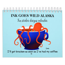 おもしろいシールデザイン – 小さいカレンダー カレンダー