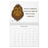 おもしろいシールデザイン – 小さいカレンダー カレンダー (1月 2027)