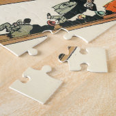 おもしろいシーン、ジェファーソン市場警察裁判所NY ジグソーパズル (側面)