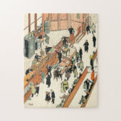 おもしろいシーン、ジェファーソン市場警察裁判所NY ジグソーパズル (縦)