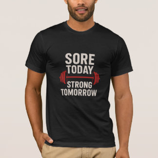 「おもしろいジムのモチベーションTシャツ Tシャツ