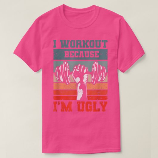 おもしろいジムカワイイフィットネストレーニングIトレーニングI Tシャツ (デザイン正面)