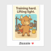 おもしろいジムブル「トレーニング懸命」ブリオデザイン シール (シート)