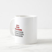 おもしろいジム先生..非常に可能性の低い コーヒーマグカップ (正面左)