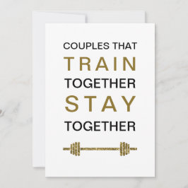 おもしろいジム/フィットネス恋人バレンタイン/アニバーサリーラブ シーズンカード
