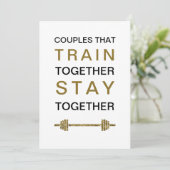 おもしろいジム/フィットネス恋人バレンタイン/アニバーサリーラブ シーズンカード (スタンド正面)