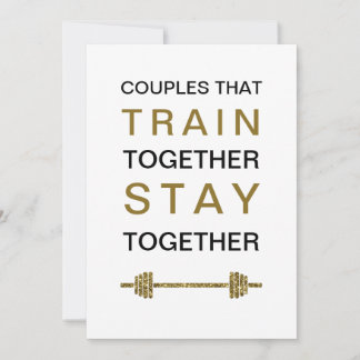 おもしろいジム/フィットネス恋人バレンタイン/アニバーサリーラブ シーズンカード