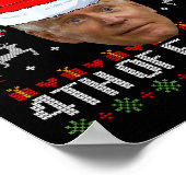 おもしろいジョーバイデン氏イースターの醜いクリスマスの幸せ4th ポスター (角)