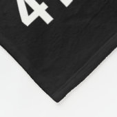 おもしろいジョーバイデン氏クリスマスサンタハッメリート4th Of Eas フリースブランケット (角)