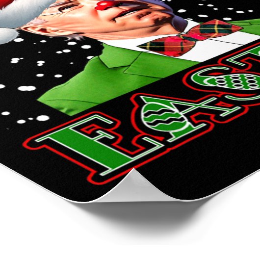 おもしろいジョーバイデン氏クリスマス混乱イースターバイデン氏 ポスター (角)