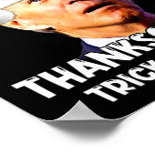 おもしろいジョーバイデン氏サンタメリーハット感謝祭クリスマス ポスター (角)