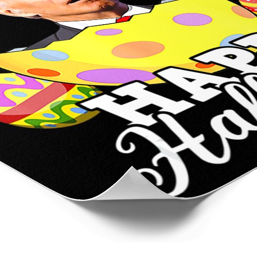 おもしろいジョーバイデン氏ハッピーハローウィン混乱イースタービデ ポスター (角)