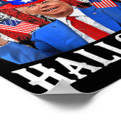 おもしろいジョーバイデン氏ハッピーハローウィンfor7月4日M ポスター (角)