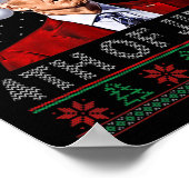 おもしろいジョーバイデン氏7月のハッピークリスマス ポスター (角)