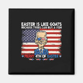 おもしろいジョーメリーバイデン氏4thイースターデザイン4th Of Of マグネット (正面)