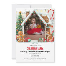 おもしろいジンジャーブレッドハウスクリスマスパーティー |写真