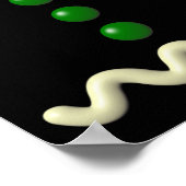 おもしろいジンジャーブレッドマン衣装ハロウィンギフト ポスター (角)