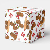 おもしろいジンジャーブレッドマン フェイバーボックス (裏面サイド)