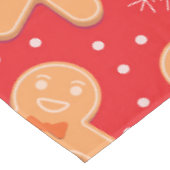 おもしろいジンジャーブレッドマンCookieパターン テーブルクロス (アングル)