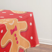 おもしろいジンジャーブレッドマンCookieパターン テーブルクロス (インサイチュ)