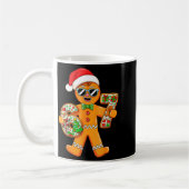 おもしろいジンジャーブレッド サックス セブン 67 ジンジャーブレッドマン クリスマス コーヒーマグカップ (左)