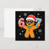 おもしろいジンジャーブレッド 六七 67 アイスクリーム ドリップ クリスマス (正面/裏面)