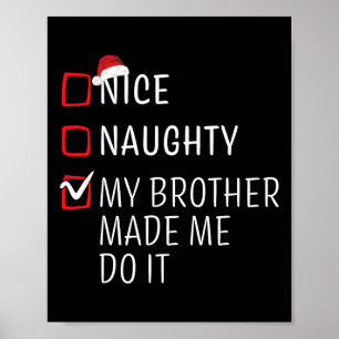 おもしろいスいけなクリスマスファミリーパジャマメンズ ポスター