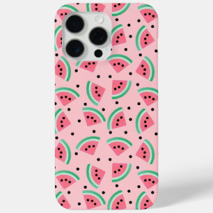 おもしろいスイカスライスパターンサマービベス iPhone 15 PRO MAXケース