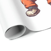 おもしろいスカイダイビング猫 ラッピングペーパー (ロールコーナー)