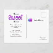 おもしろいスカルが新興ホームの目を動かす 案内ポストカード (裏面)