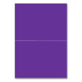 おもしろいスカルハロウィン結婚パープルの護衛カード テーブルナンバー (裏面)